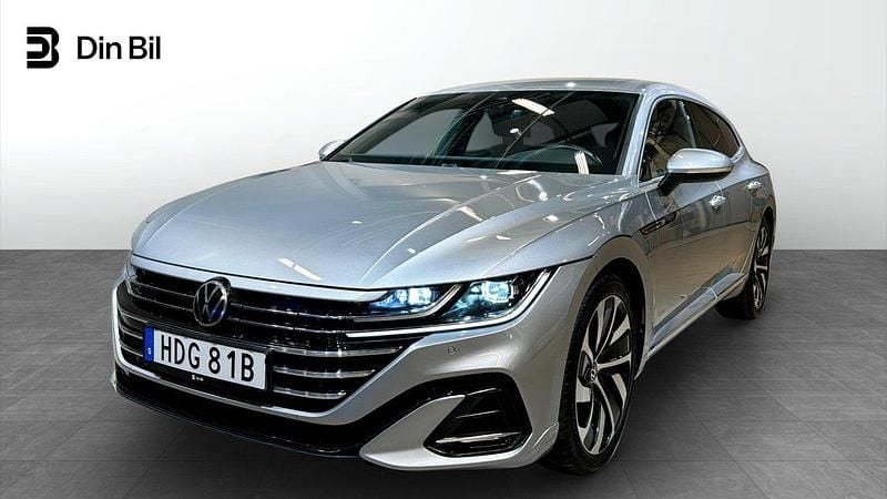 Silver Begagnad 2021 VW Arteon R-line Kombi | 289 900 kr (Bra pris) - Bild 1/4