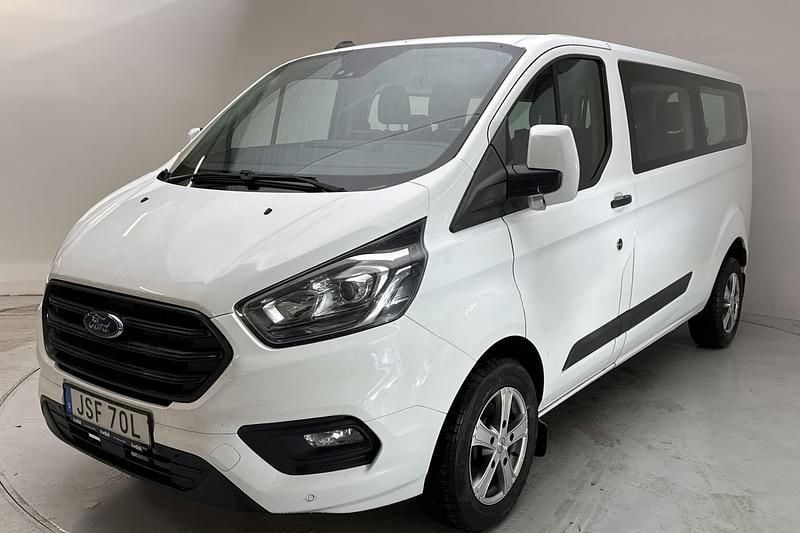 Vit Begagnad 2021 Ford Transit Kombi | 320 000 kr - Bild 1/4