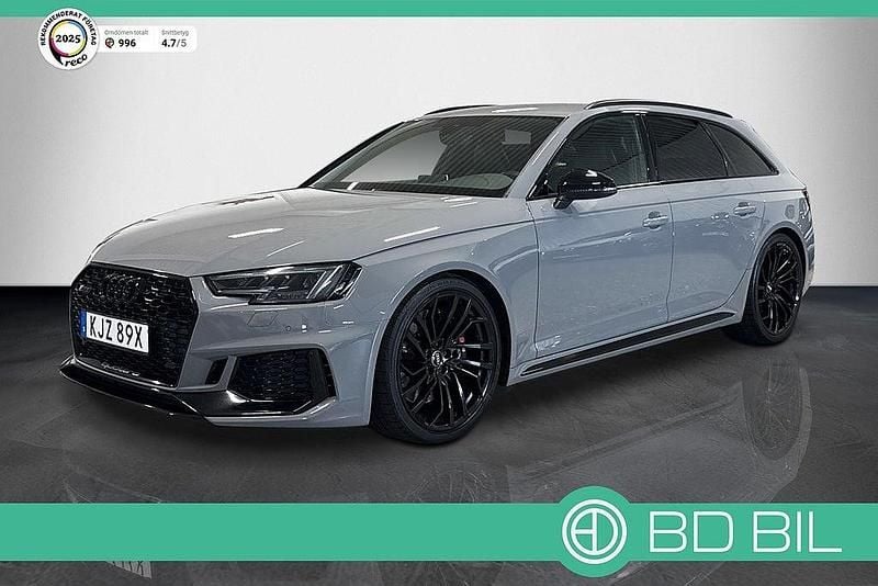 Grå Begagnad 2018 Audi RS4 Comfort Kombi | 586 900 kr (Bra pris) - Bild 1/3