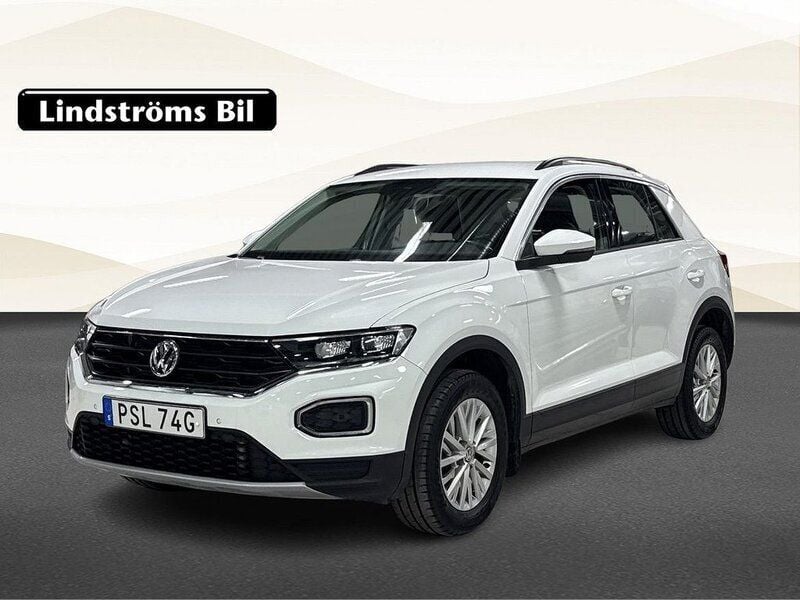 Vit Begagnad 2020 VW T-Roc GT SUV | 264 900 kr (Marknadspris) - Bild 1/3