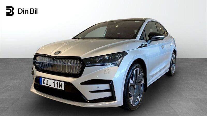 Silver Begagnad 2024 Skoda Enyaq iV RS SUV | 579 900 kr - Bild 1/4