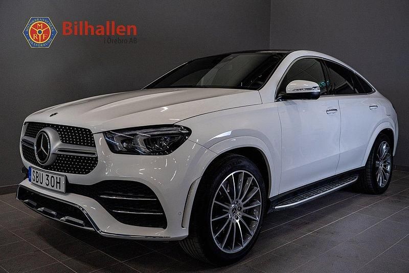 Vit Begagnad 2023 Mercedes GLE350 AMG Sportkupé | 859 900 kr - Bild 1/4