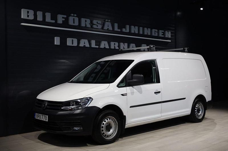 Vit Begagnad 2020 VW Caddy Maxi Minibuss | 199 000 kr (Marknadspris) - Bild 1/4
