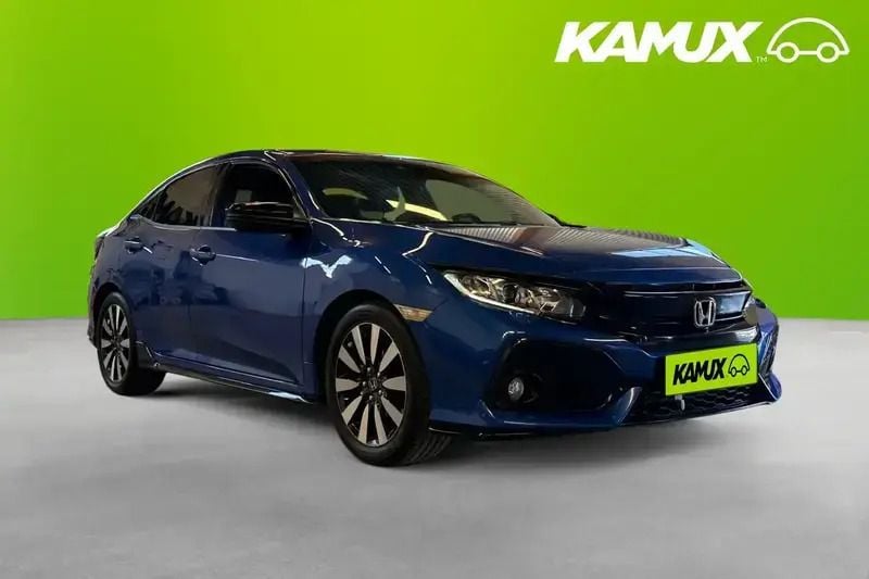 Blå Begagnad 2019 Honda Civic Halvkombi | 194 800 kr (Marknadspris) - Bild 1/4