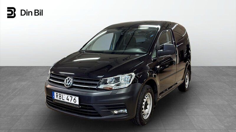 Svart Begagnad 2020 VW Caddy Minibuss | 199 900 kr (Marknadspris) - Bild 1/4
