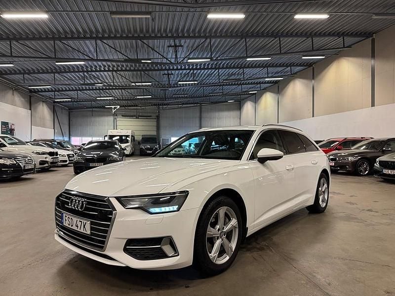 Vit Begagnad 2019 Audi A6 Sport Kombi | 259 900 kr (Marknadspris) - Bild 1/4