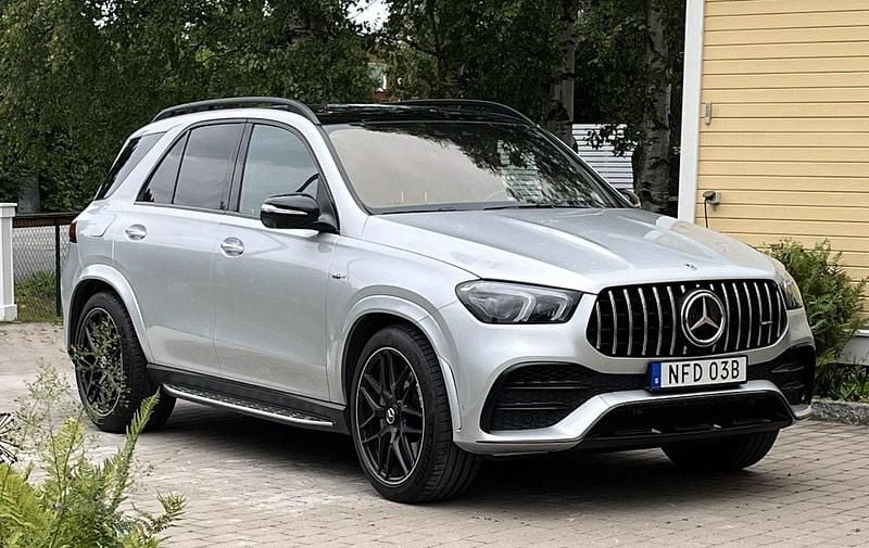 Silver Begagnad 2021 Mercedes GLE53 AMG AMG SUV | 829 000 kr (Marknadspris) - Bild 1/4