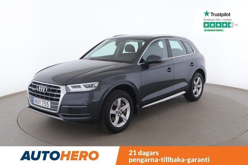 Grå Begagnad 2017 Audi Q5 SUV | 284 000 kr (Lite dyr) - Bild 1/4