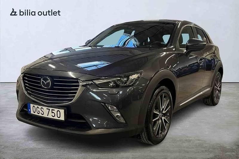 Grå Begagnad 2017 Mazda CX-3 SUV | 134 900 kr (Marknadspris) - Bild 1/1