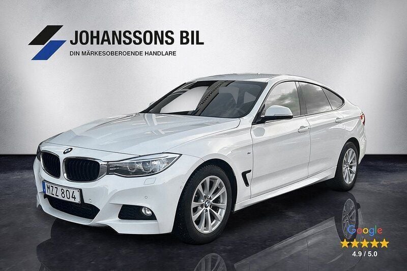 Vit Begagnad 2016 BMW 320 Gran Turismo M Sport Halvkombi | 209 900 kr (Marknadspris) - Bild 1/4
