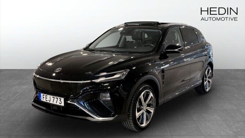 Svart (black) Begagnad 2022 MG Marvel R Luxury SUV | 289 900 kr (Marknadspris) - Bild 1/4