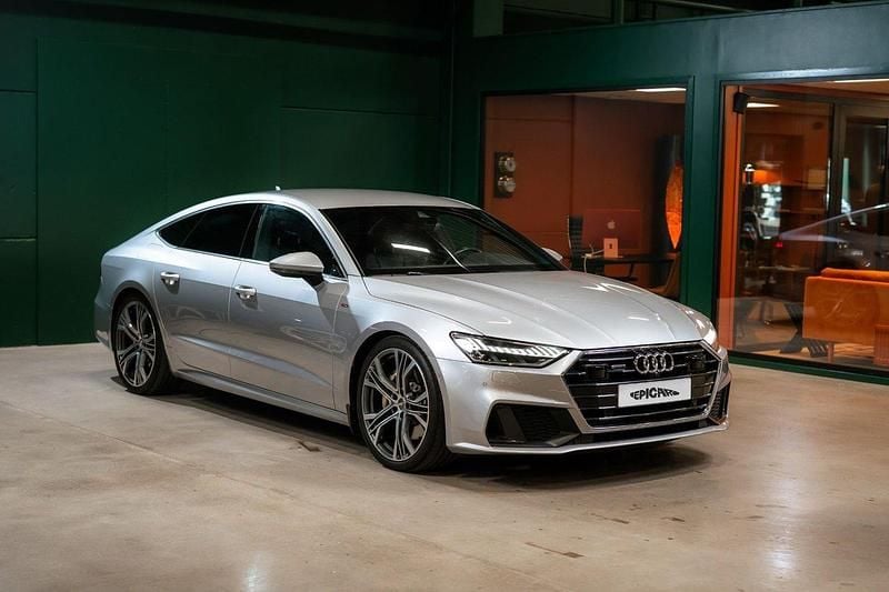 Silver Begagnad 2018 Audi A7 Sportback S-Line Halvkombi | 449 900 kr (Marknadspris) - Bild 1/4