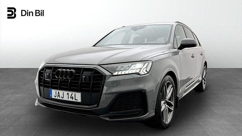 Grå Begagnad 2023 Audi Q7 S-Line SUV | 729 000 kr (Dyr) - Bild 1/4