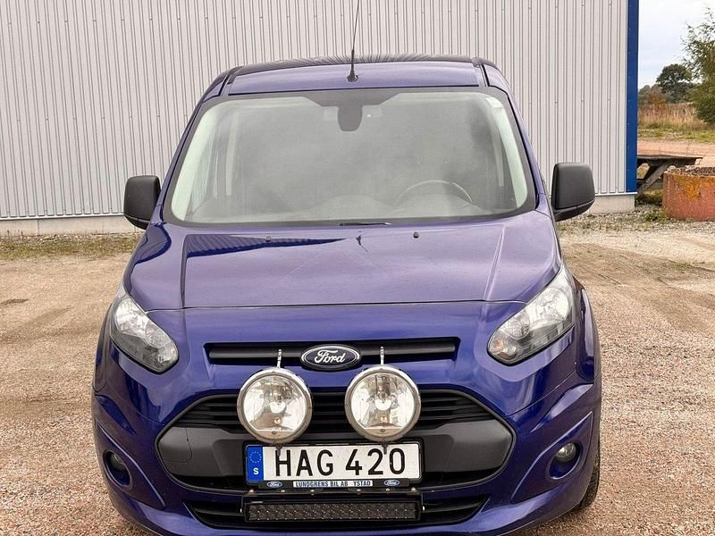 Mörkblå (blå) Begagnad 2015 Ford Transit Van | 69 000 kr (Marknadspris) - Bild 1/4