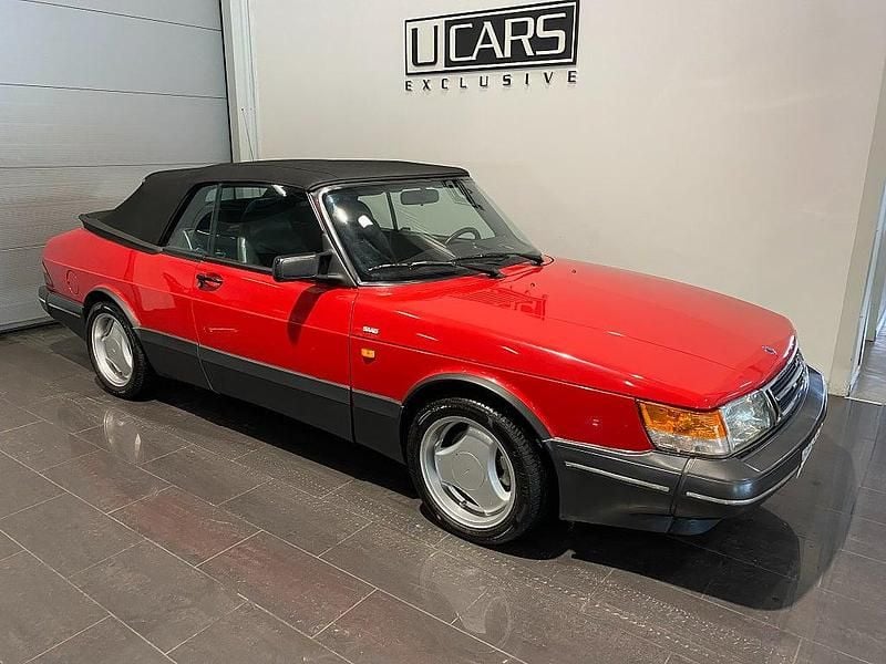 Röd Begagnad 1991 Saab 900 Cabriolet Cab | 179 900 kr - Bild 1/4