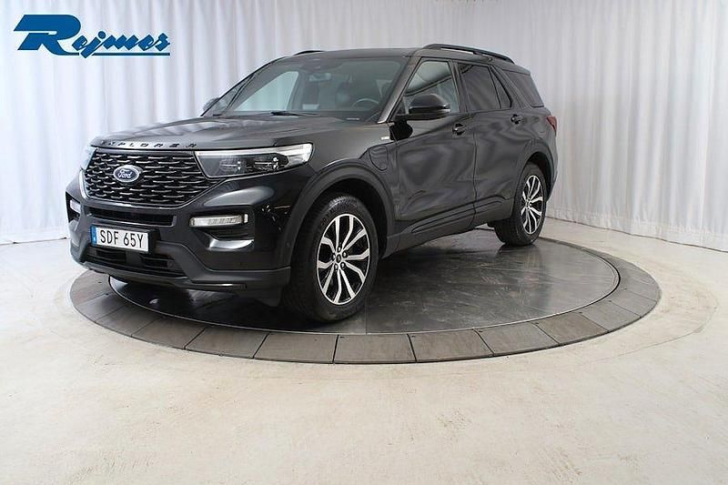 Svart Begagnad 2021 Ford Explorer ST SUV | 429 800 kr (Bra pris) - Bild 1/4