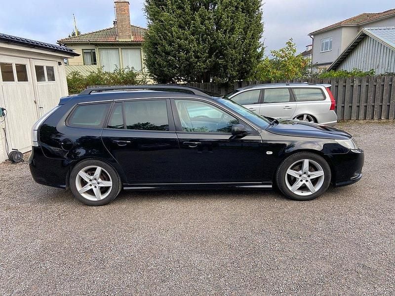 Svart Begagnad 2008 Saab 9-3 Vector Kombi | 34 900 kr (Bra pris) - Bild 1/4