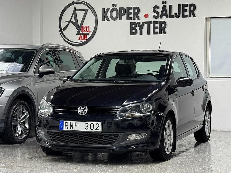 Svart Begagnad 2013 VW Polo S Halvkombi | 69 900 kr (Bra pris) - Bild 1/4