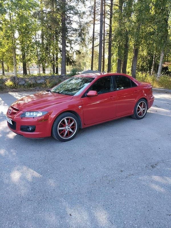 Röd Begagnad 2006 Mazda 6 Sedan | 40 000 kr (Marknadspris) - Bild 1/1