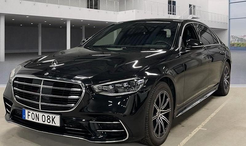 Svart Begagnad 2023 Mercedes S580 AMG Line Premium Plus Sedan | 1 295 000 kr - Bild 1/4
