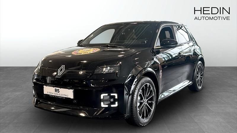 Gul (black) Ny 2025 Renault R5 Iconic Halvkombi | 437 600 kr - Bild 1/4