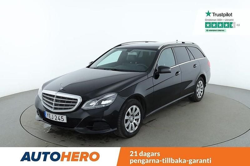 Svart Begagnad 2016 Mercedes E220 Kombi | 186 000 kr (Bra pris) - Bild 1/4