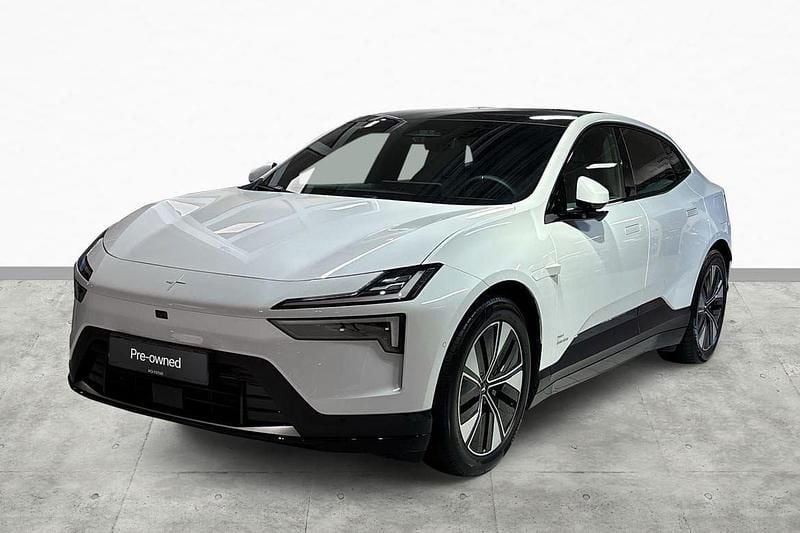 Vit Begagnad 2025 Polestar 4 Long Range Dual motor Sportkupé | 679 900 kr (Bra pris) - Bild 1/2
