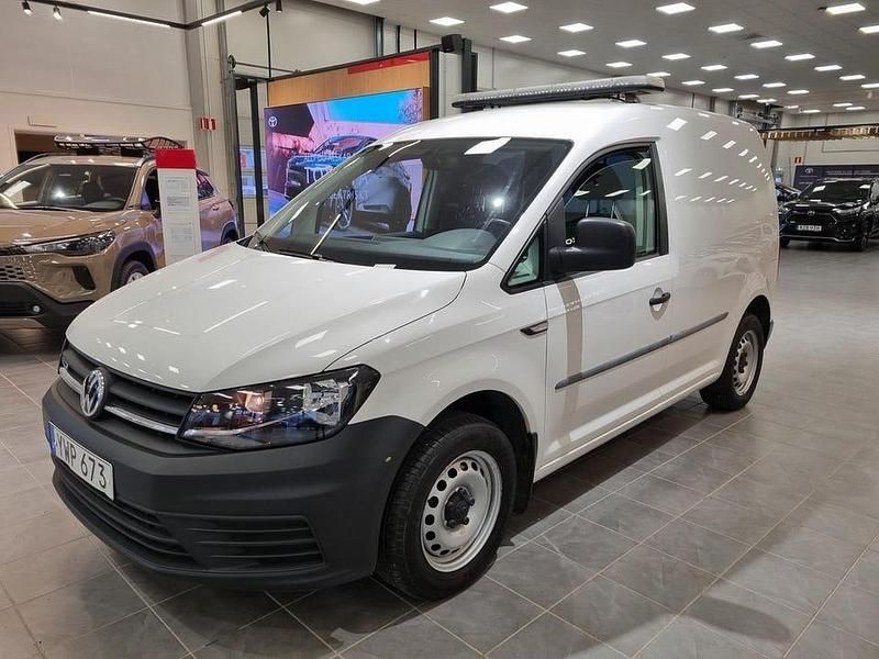 Vit Begagnad 2019 VW Caddy Minibuss | 99 000 kr (Superpris) - Bild 1/4
