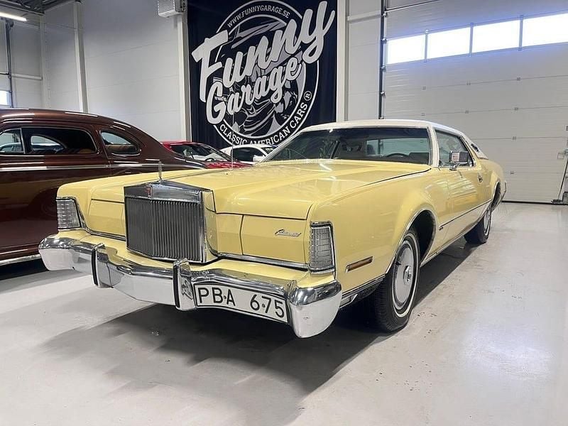 Gul Begagnad 1973 Lincoln Continental Sportkupé | 149 000 kr - Bild 1/4