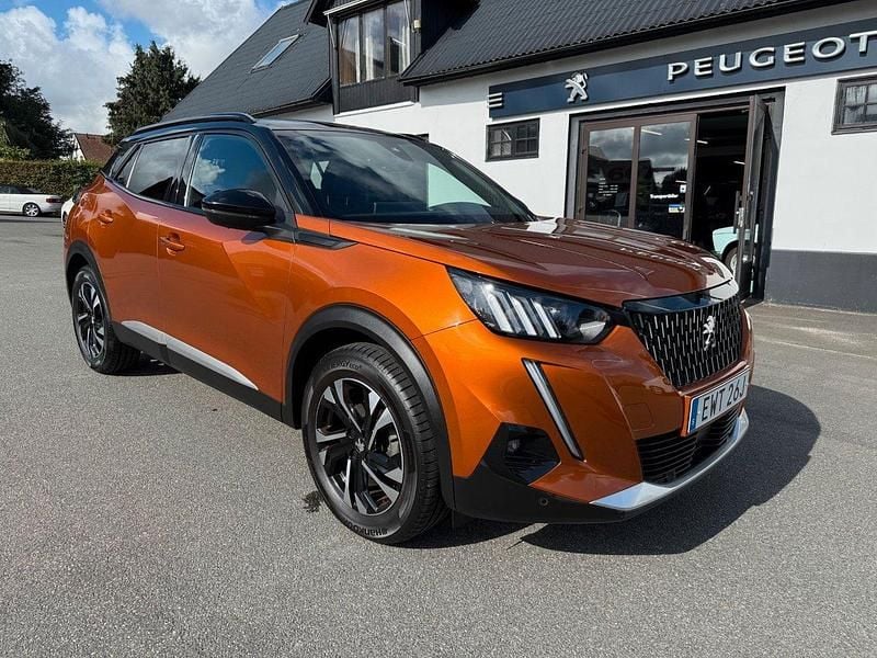 Orange Begagnad 2020 Peugeot 2008 GTi SUV | 196 500 kr (Lite dyr) - Bild 1/4