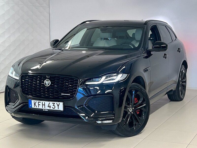 Svart Begagnad 2023 Jaguar F-Pace R-Dynamic SUV | 699 000 kr - Bild 1/4