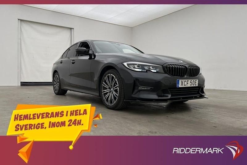 Svart Begagnad 2020 BMW 330 Sport Line Sedan | 308 900 kr - Bild 1/3