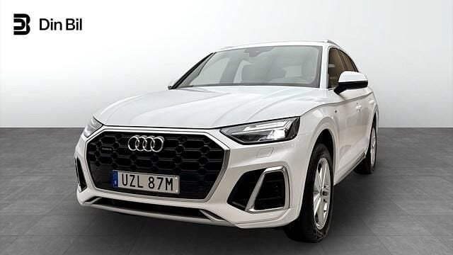 Vit Begagnad 2021 Audi Q5 S-Line SUV | 429 000 kr (Marknadspris) - Bild 1/4