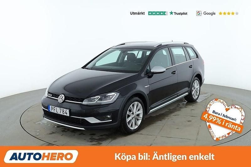 Svart Begagnad 2017 VW Golf Alltrack Kombi | 189 000 kr (Bra pris) - Bild 1/4