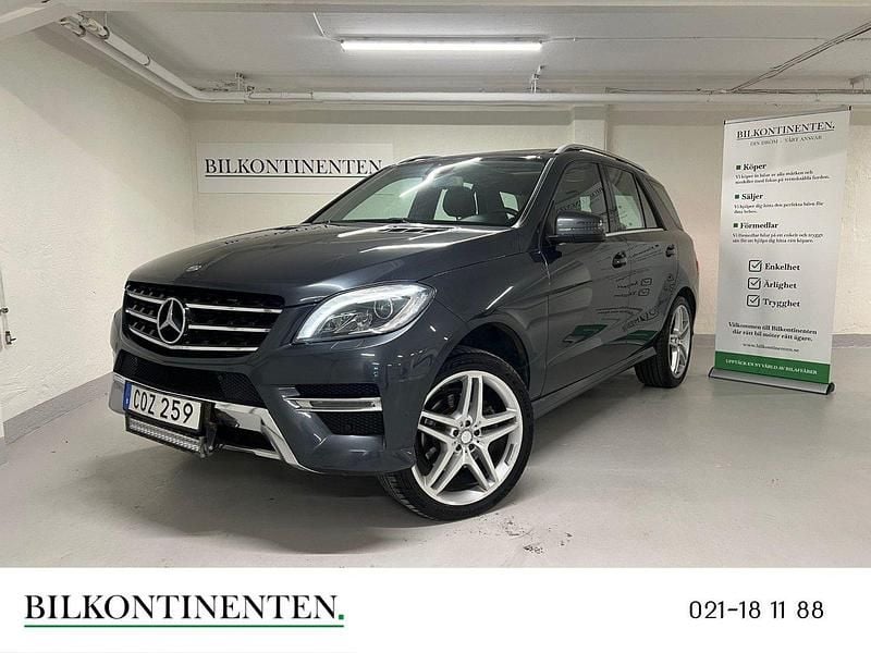 Mörkgrå (grå) Begagnad 2014 Mercedes ML350 AMG SUV | 189 800 kr (Marknadspris) - Bild 1/4