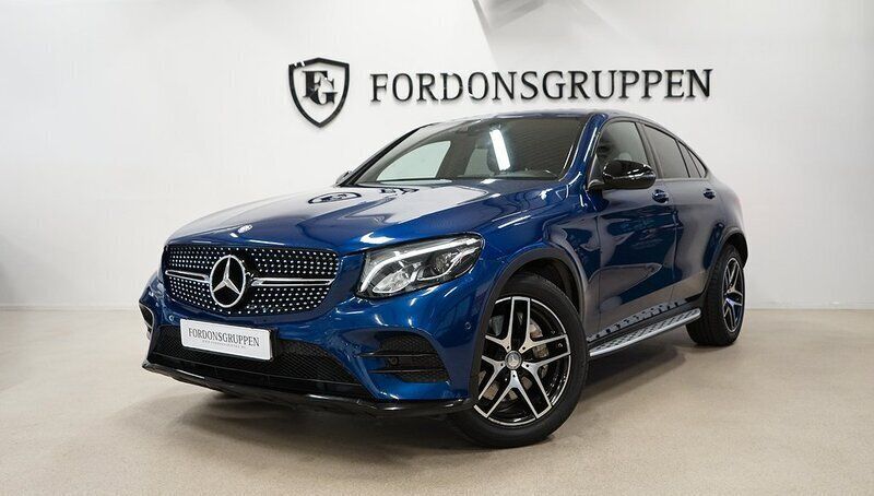 Blå Begagnad 2016 Mercedes GLC220 AMG SUV | 339 800 kr (Lite dyr) - Bild 1/4