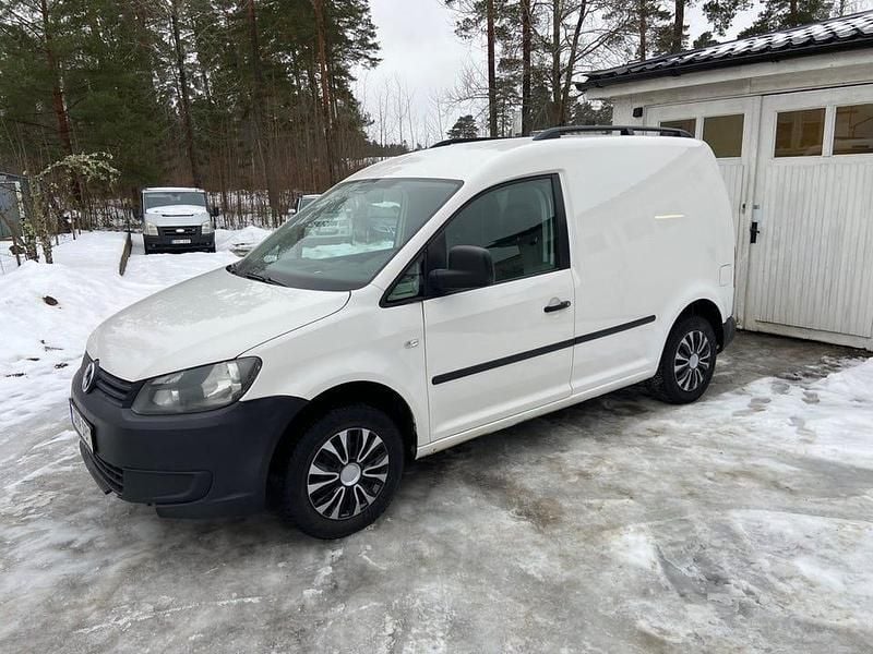Begagnad VW Caddy 75 HK (55 kW) 2015 Vit Minibuss