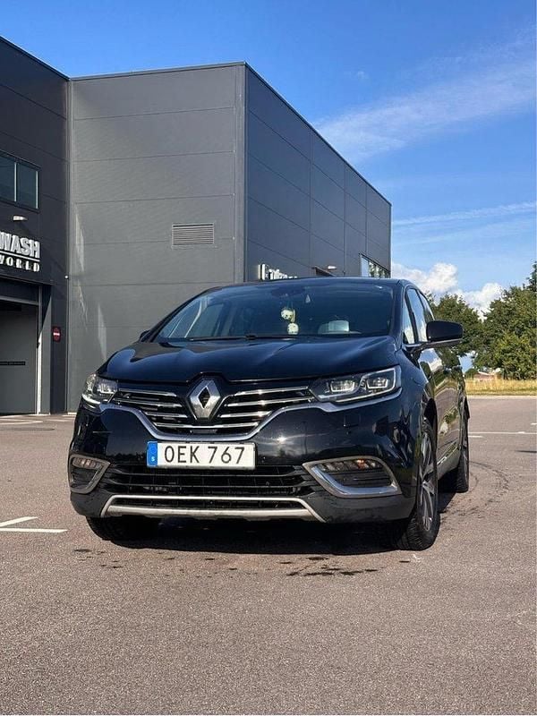 Svart Begagnad 2017 Renault Espace Minibuss | 100 000 kr (Bra pris) - Bild 1/4