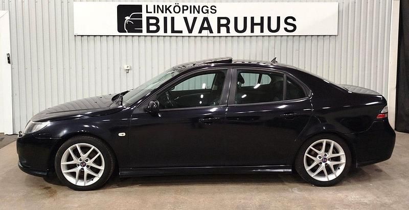 Svart Begagnad 2008 Saab 9-3 Vector Sedan | 84 900 kr (Dyr) - Bild 1/4
