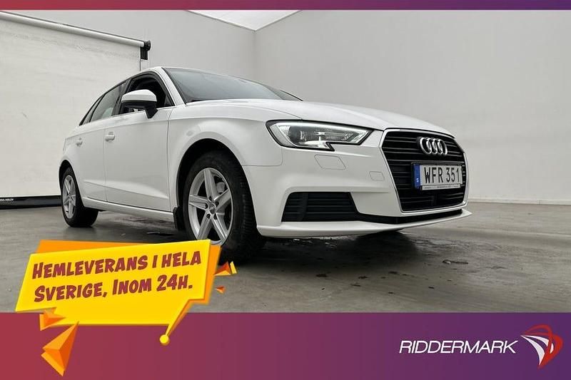 Vit Begagnad 2018 Audi A3 Proline Halvkombi | 188 900 kr (Marknadspris) - Bild 1/3