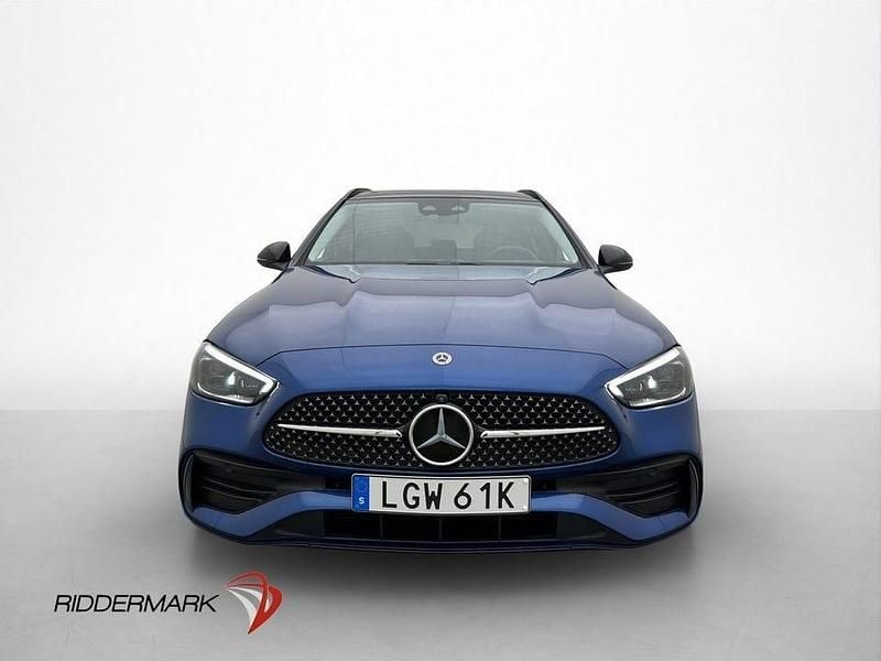 Begagnad Mercedes C220 AMG 200 HK (147 kW) 2021 Blå Kombi