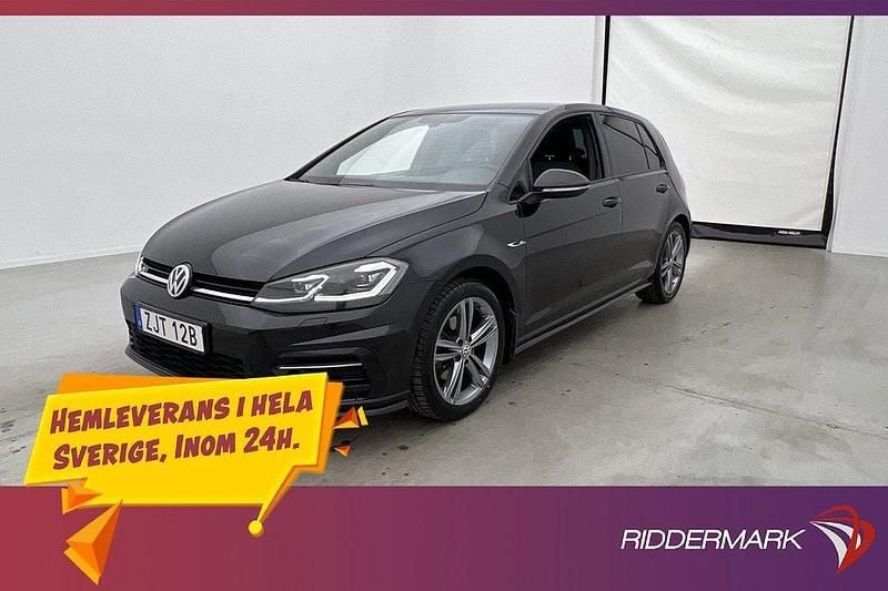 Svart Begagnad 2019 VW Golf VIII R-line Halvkombi | 218 900 kr (Marknadspris) - Bild 1/3