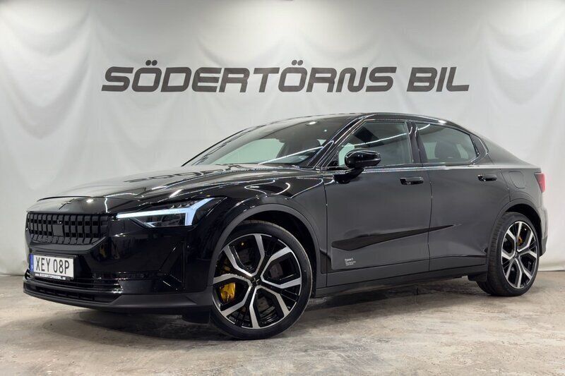 Svart Begagnad 2021 Polestar 2 Performance Sedan | 419 900 kr (Marknadspris) - Bild 1/4