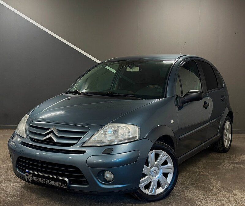 Mörkgrå Begagnad 2007 Citroën C3 Halvkombi | 29 900 kr (Lite dyr) - Bild 1/4