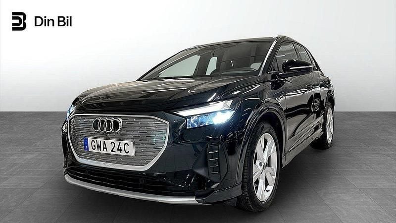 Svart Begagnad 2023 Audi Q4 e-tron Advanced Plus SUV | 399 000 kr (Bra pris) - Bild 1/4