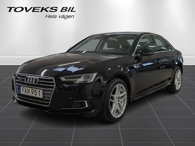 Brilliantsvart Begagnad 2018 Audi A4 Sport Sedan | 219 800 kr (Marknadspris) - Bild 1/4