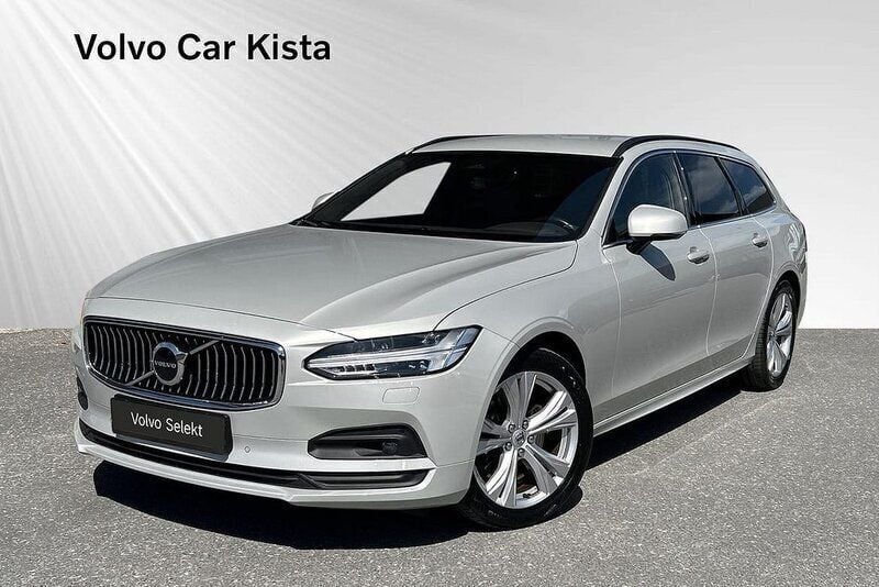 Vit Begagnad 2022 Volvo V90 Momentum Kombi | 339 900 kr (Marknadspris) - Bild 1/3