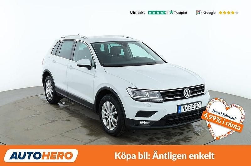Begagnad VW Tiguan 192 HK (141 kW) 2019 Vit SUV
