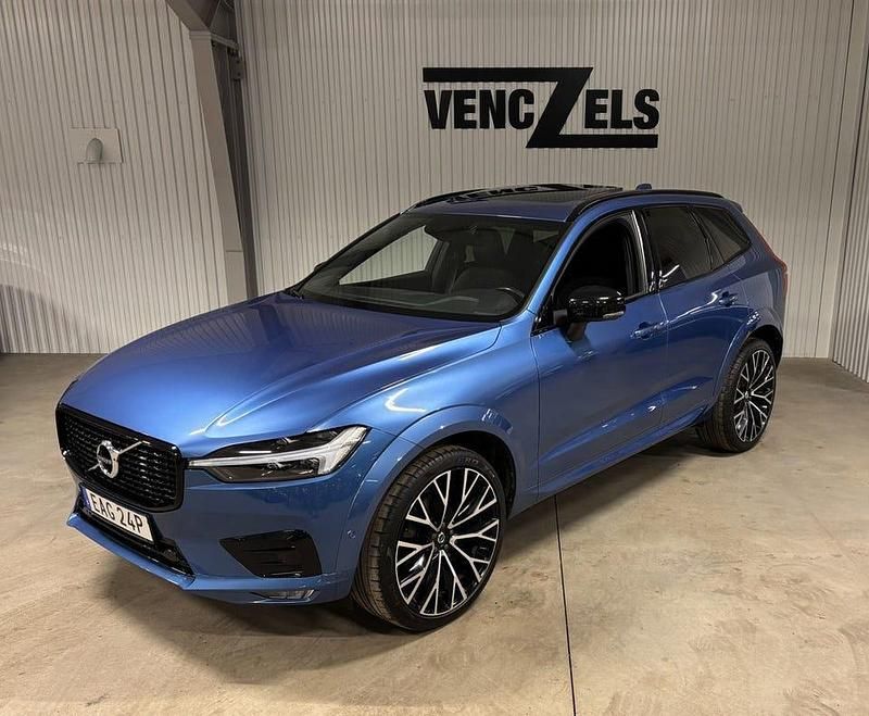 Begagnad Volvo XC60 R-Design 197 HK (144 kW) 2021 Blå SUV