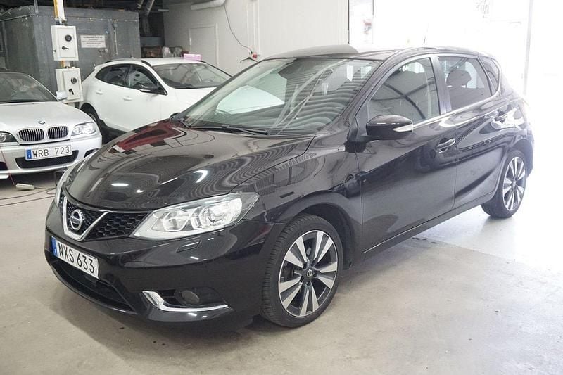 Svart Begagnad 2015 Nissan Pulsar Halvkombi | 92 900 kr (Bra pris) - Bild 1/4